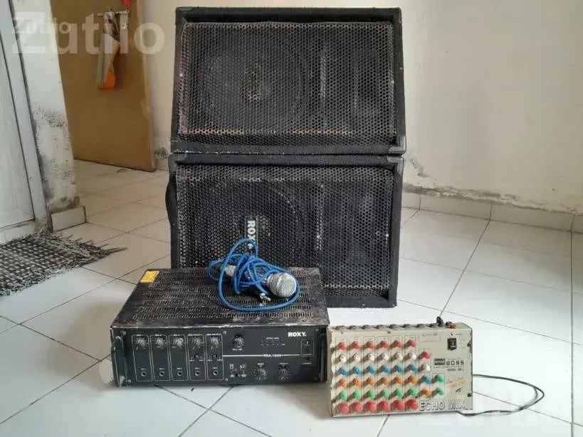 Roxy Sound System with Speakers Amplifier and Mixer - સંગીત સાધનો - અમદાવાદ શહેર - Image 3