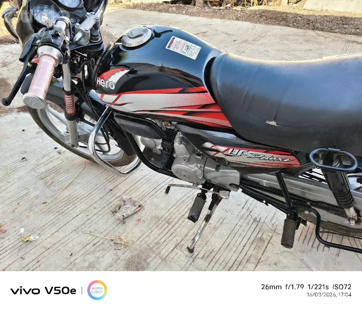 Hero HF Deluxe 2016 Self Start Bike - Bikes - Vanthali - Image 3