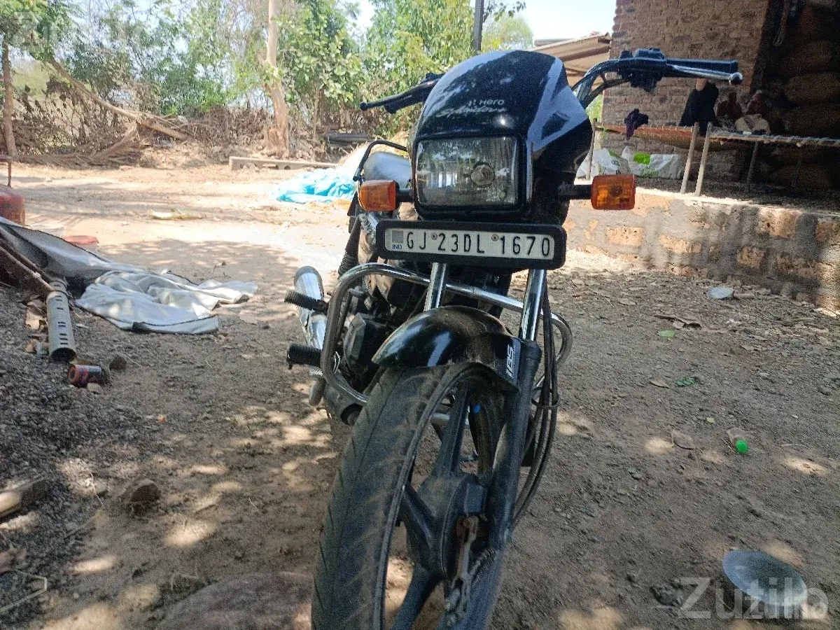 Hero Splendor Plus 2021 Full Black Bike - Bikes - Khambhalia - Image 3