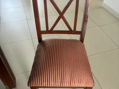 Upgrade dinning set with teak chairs