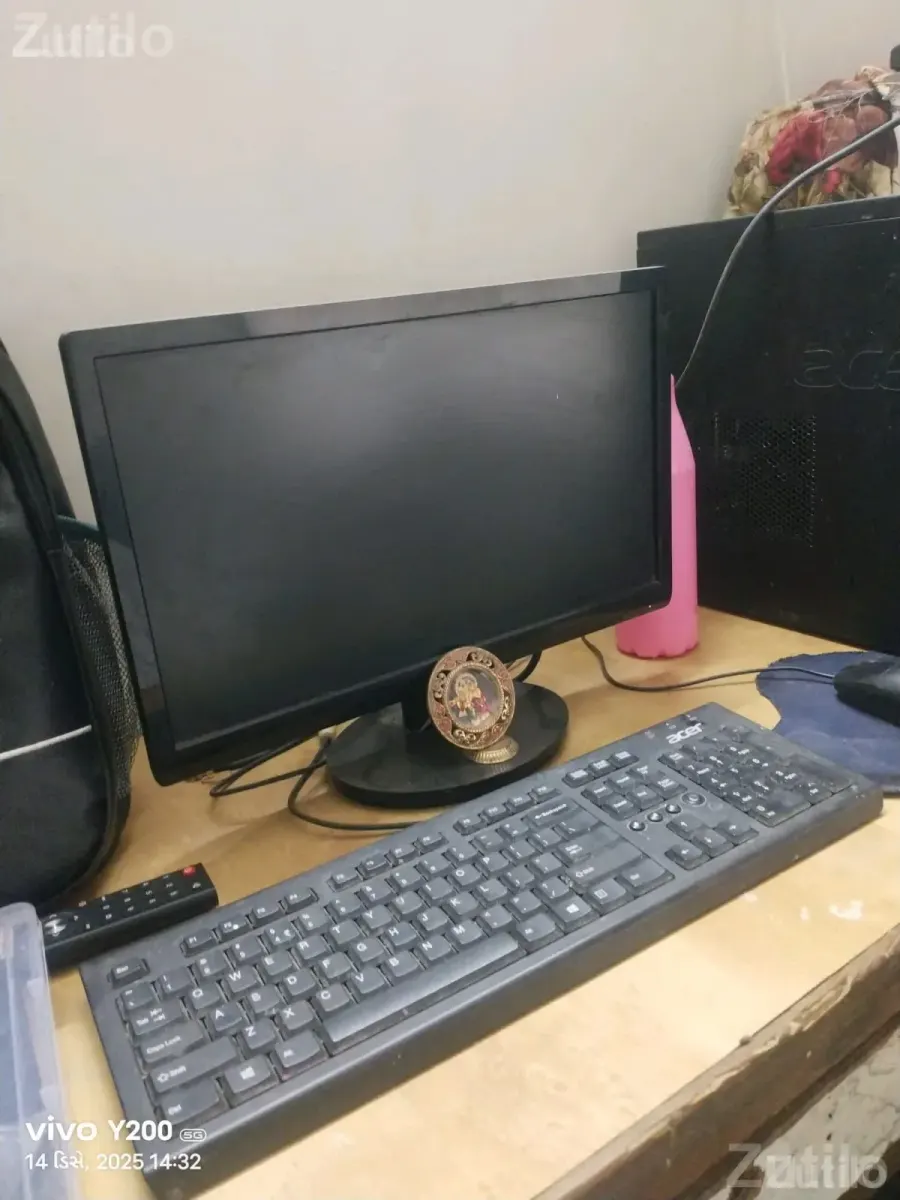 Acer Desktop Computer Set with CPU - લેપટોપ અને કમ્પ્યુટર - અમરેલી - Image 2