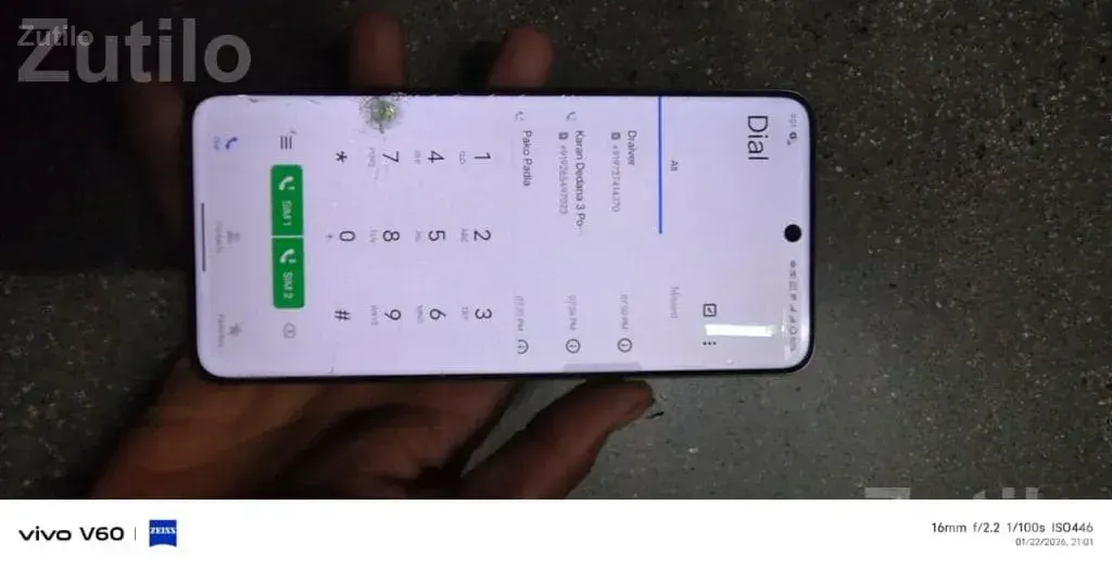 Vivo T4 5G Smartphone with Cracked Display - Mobile Phones - Shankheshwar - Image 4
