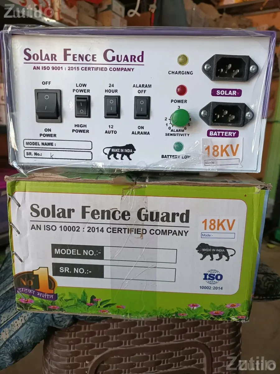 Solar Fence Guard 18KV Zatka Machine - જનરેટર અને પાવર સાધનો - ધ્રાંગધ્રા - Image 2