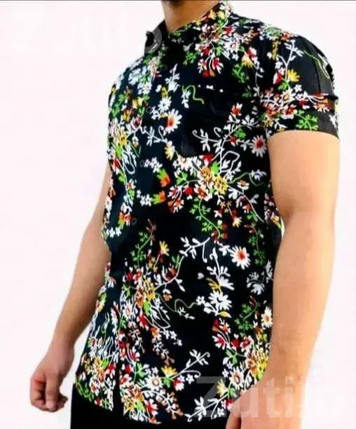 Men's Rayon Floral Short Sleeve Shirt - પુરુષોના કપડા - મુન્દ્રા - Image 5