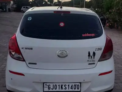 Hyundai i20 White Hatchback Car Hyundai i20 White Hatchback Car