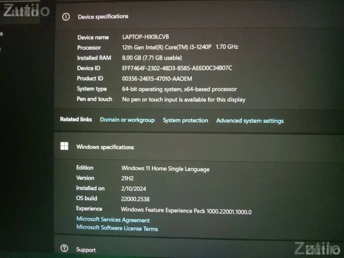 Acer i5 12th Gen Laptop 8GB 512GB SSD RTX - લેપટોપ અને કમ્પ્યુટર - નડિયાદ - Image 4