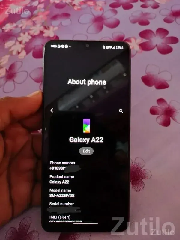 Samsung A22 Black Quad Camera Phone - Mobile Phones - Rajkot City - Image 3