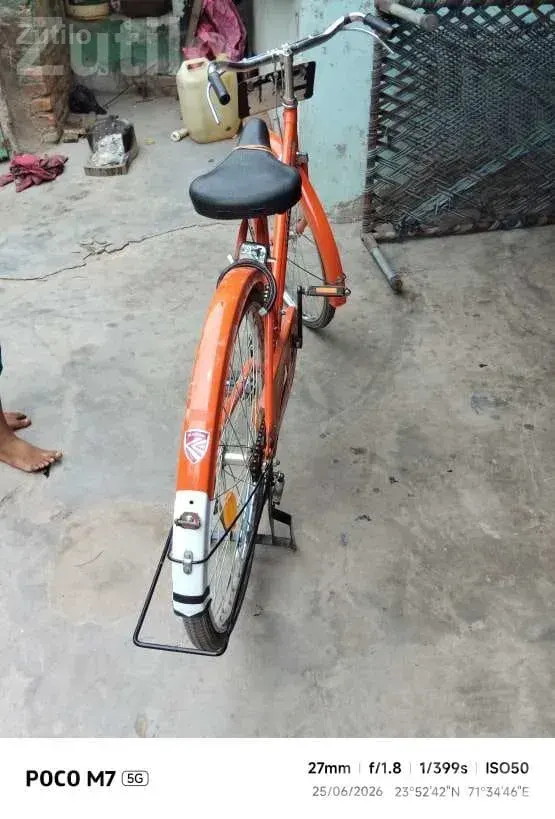 Orange Single Speed Roadster Bicycle - સાયકલ - રાધનપુર - Image 2