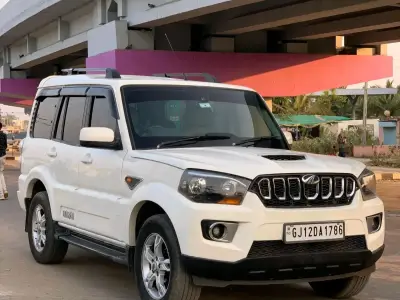 Mahindra Scorpio White SUV