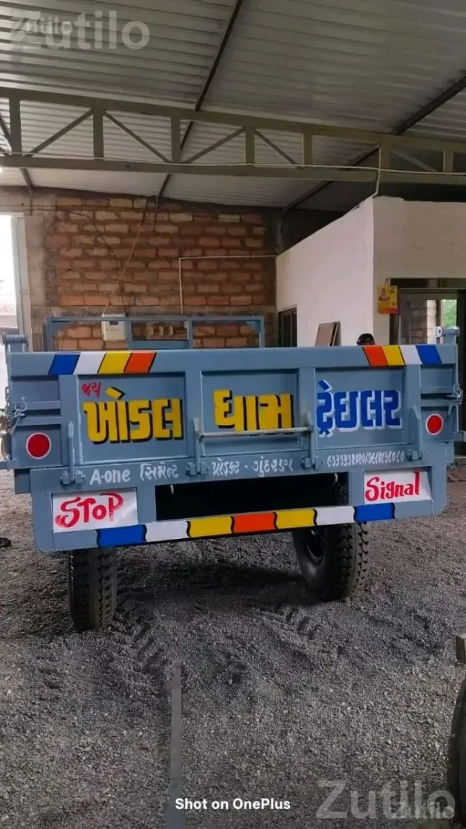 Heavy Duty Flat Bed Trolley Trailer - ઓટો પાર્ટ્સ - અમરેલી - Image 2