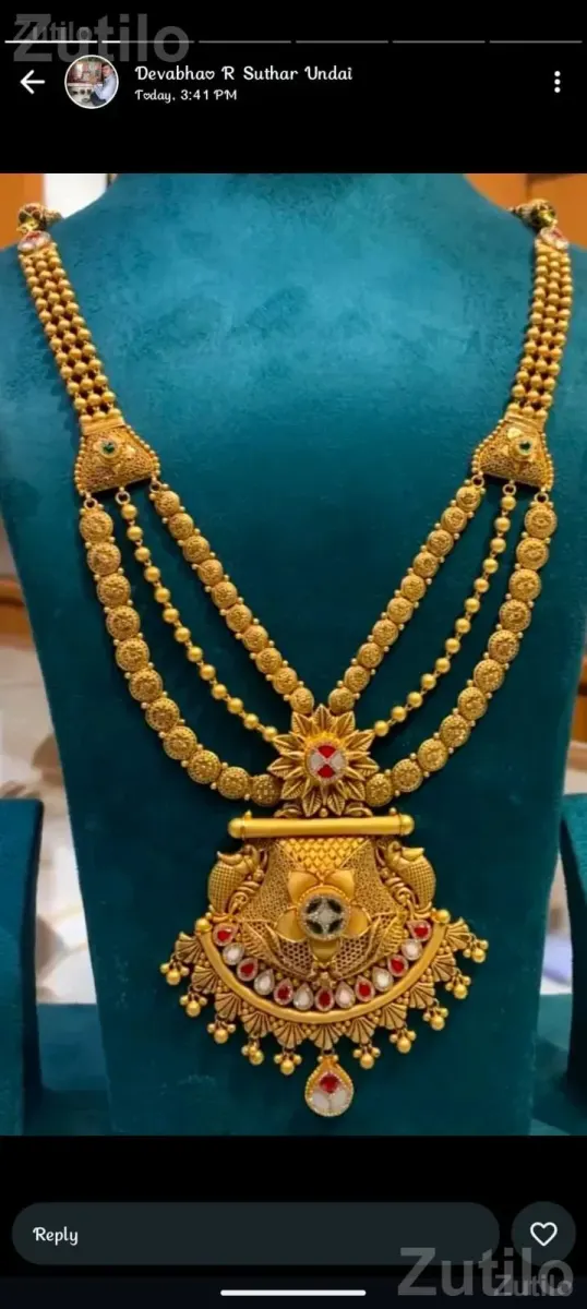 Traditional Necklace Set with Matching Earrings - ફેશન ઍક્સેસરીઝ - સાણંદ - Image 3