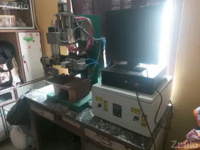 CNC Design Making Machine with Computer Setup