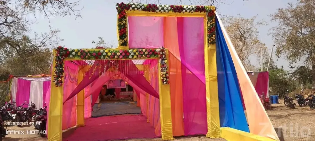 Ganesh Mandap Event Tent Setup - પ્રોગ્રામ માટેની વસ્તુઓ - તારાપુર - Image 5