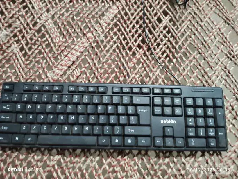Keyboard Mouse and USB Adapter Set - ઇલેક્ટ્રોનિક ઍક્સેસરીઝ - પાલનપુર - Image 3