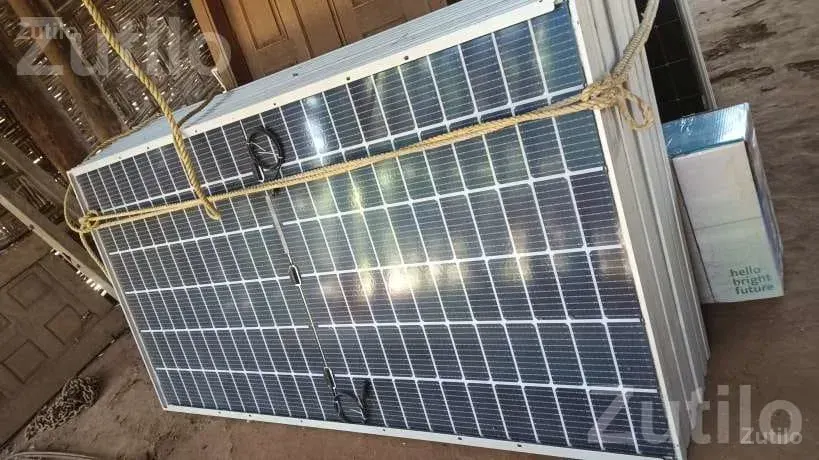 Solar Panel Setup with Motor Wire and Pipe - પમ્પ અને મોટર્સ - ડેડીયાપાડા - Image 5