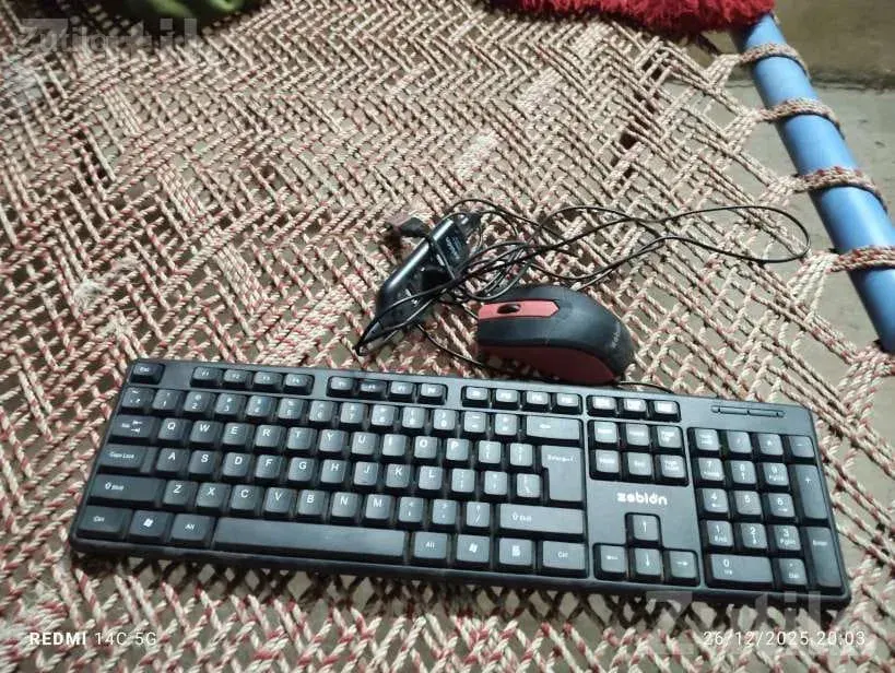 Keyboard Mouse and USB Adapter Set - ઇલેક્ટ્રોનિક ઍક્સેસરીઝ - પાલનપુર - Image 2