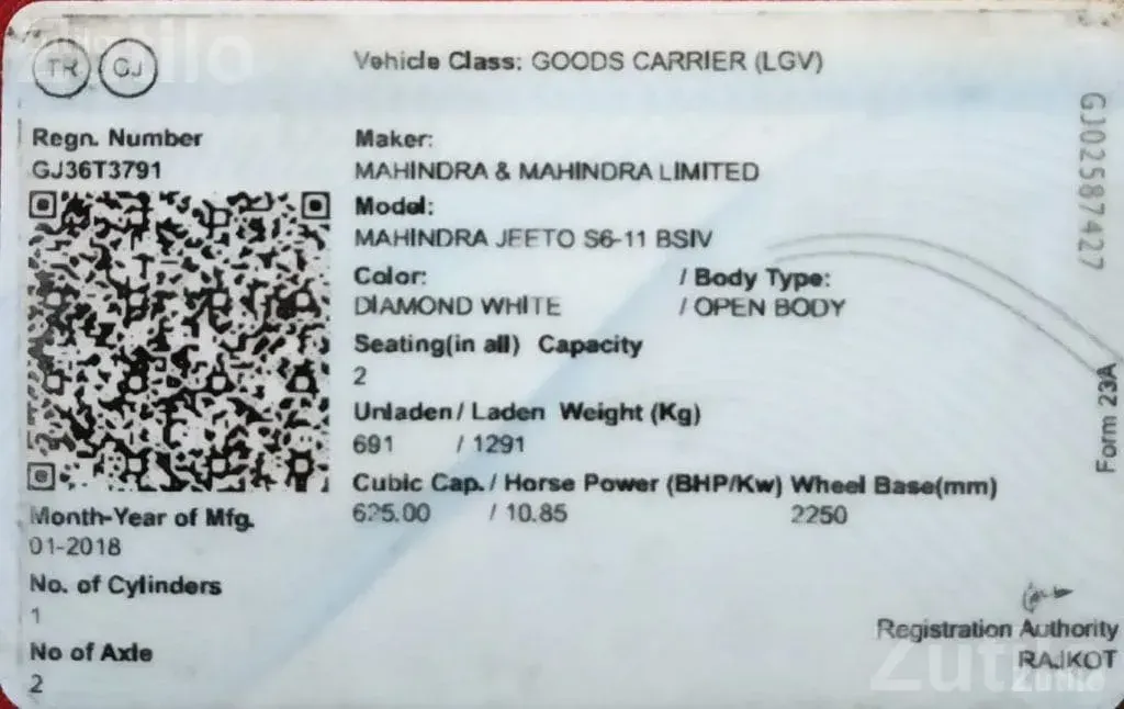Mahindra Jeeto 2018 Diesel Pickup with 5.5 ft Body - Trucks & Lorries - Lodhika - Image 5