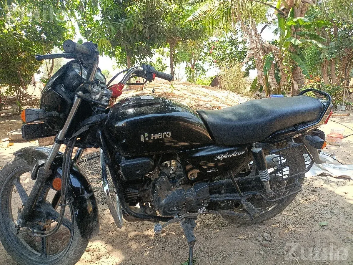 Hero Splendor Plus 2021 Full Black Bike - Bikes - Khambhalia - Image 2