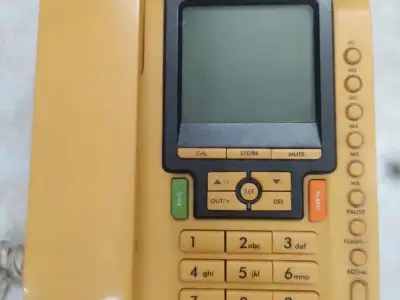 Beetel Display Landline Phone – Yellow Beetel Display Landline Phone – Yellow