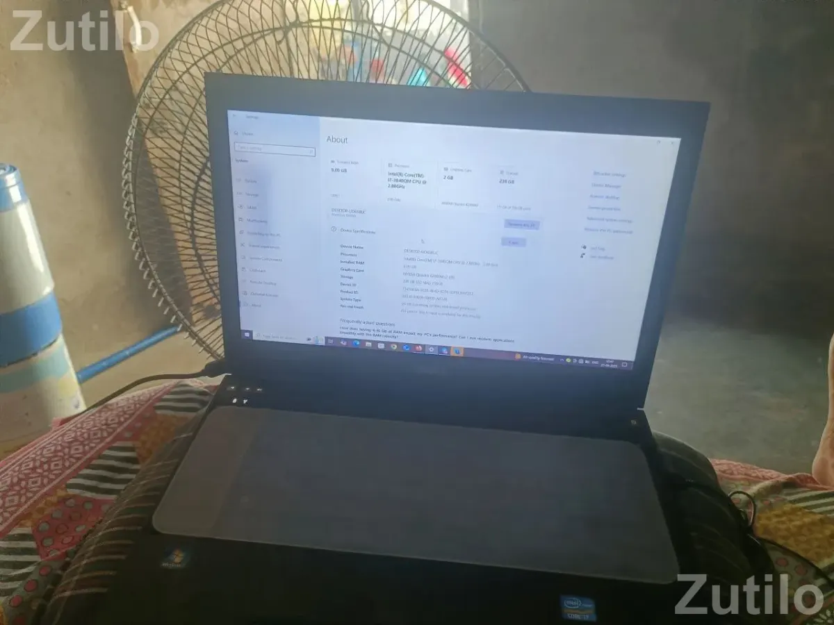 Dell precision m4700 laptop 8GB ram 256 GB SSD - Laptops & Computers - Gandhidham - Image 2