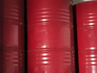 Red Metal Storage Barrels for Sale