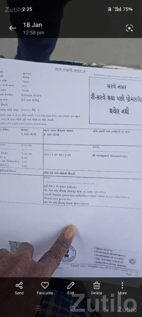 8 Vigha Agricultural Land with Water Supply - Land & Plots - Bhesan - Image 2