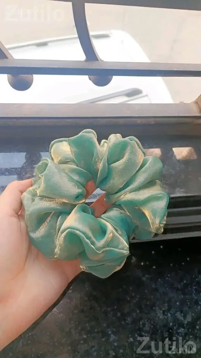 Shimmer Satin Scrunchie Combo Set of 8 - Fashion Accessories - Surat City - Image 2