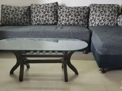 Modern Premium L-Shape Sofa Set (3+2+Lounger) + Center Table Modern Premium L-Shape Sofa Set (3+2+Lounger) + Center Table