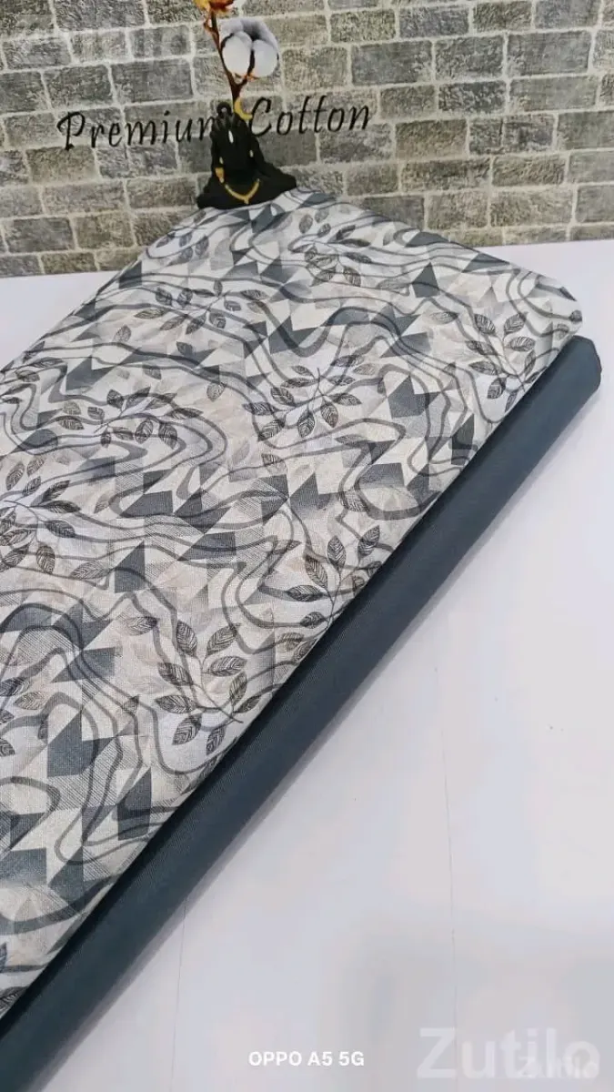 Cotton Pant Shirt Fabric Set - Men's Wear - Gadhada - Image 5