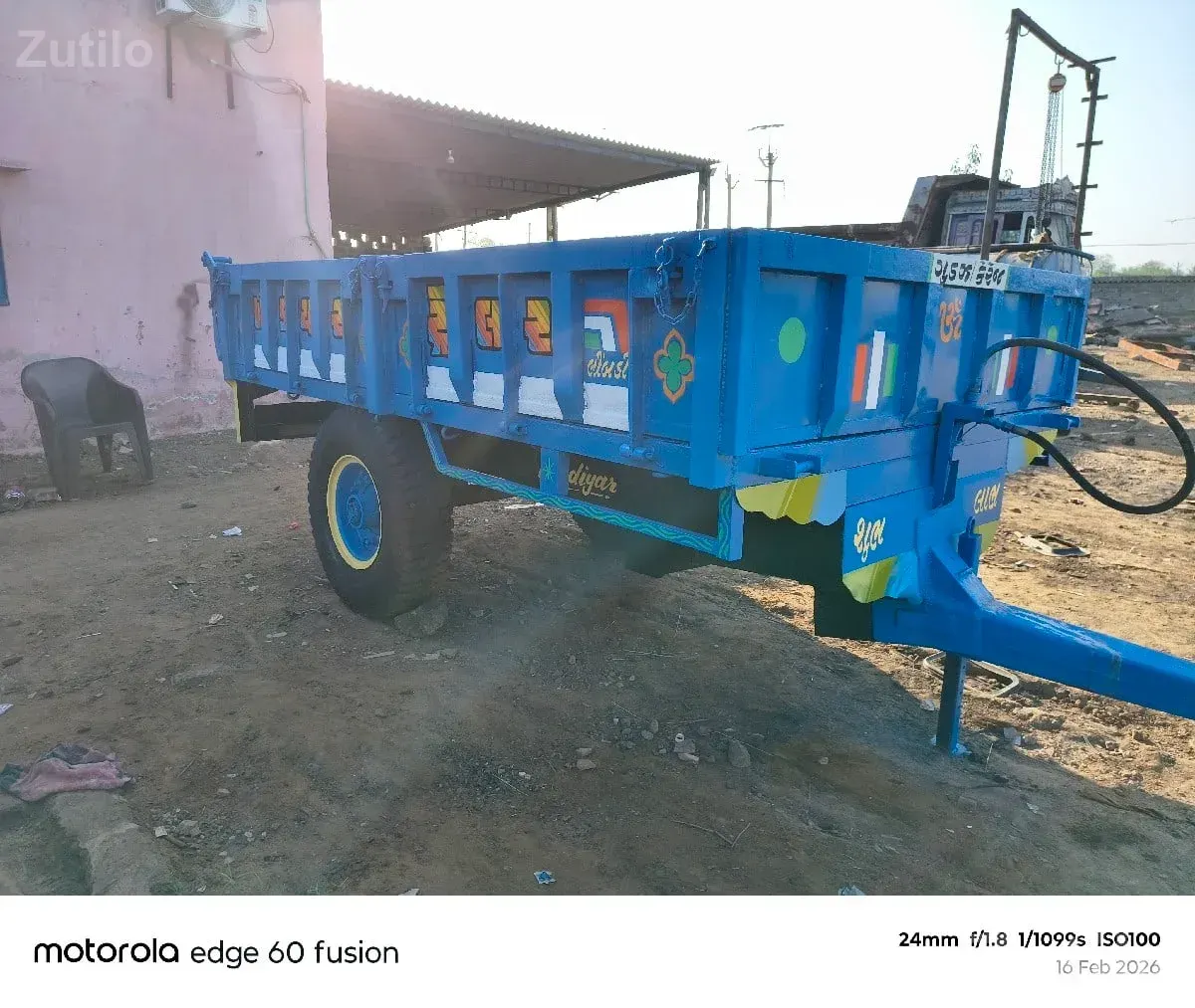 Heavy Duty Single Axle Trailer Trolley - બાંધકામના વાહનો - કલ્યાણપુર - Image 2