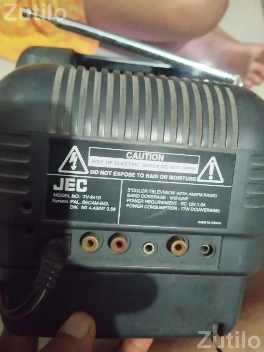 TV mini portable Original imported JEC colour entic TV with FM working condition - TVs - Surat City - Image 4
