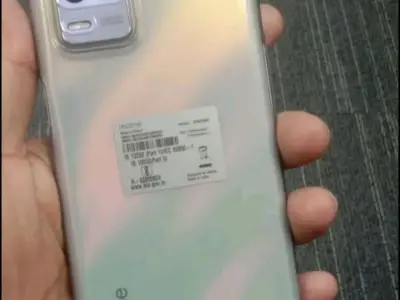 Realme Smartphone Silver Color