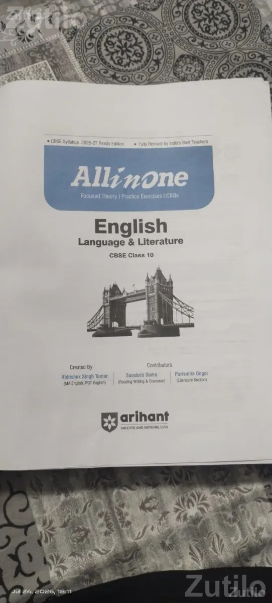 All in one English language and literature CBSE class 10th - સ્કૂલ પુસ્તકો - સુરત શહેર - Image 3