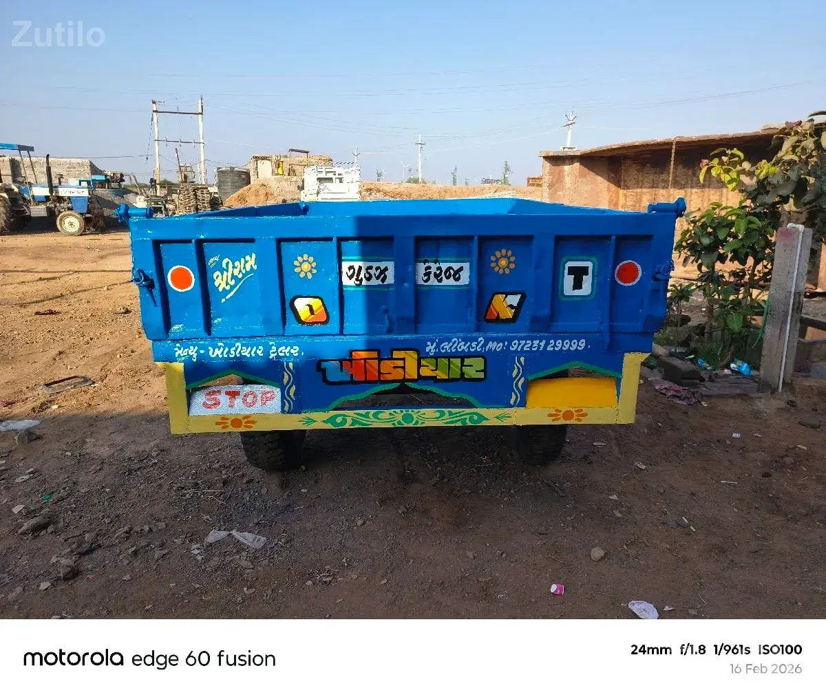 Heavy Duty Single Axle Trailer Trolley - બાંધકામના વાહનો - કલ્યાણપુર - Image 3