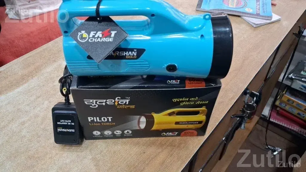 Angel Pro Rechargeable LED Torch 40 Watt - ઇલેક્ટ્રોનિક ઍક્સેસરીઝ - રાપર - Image 3