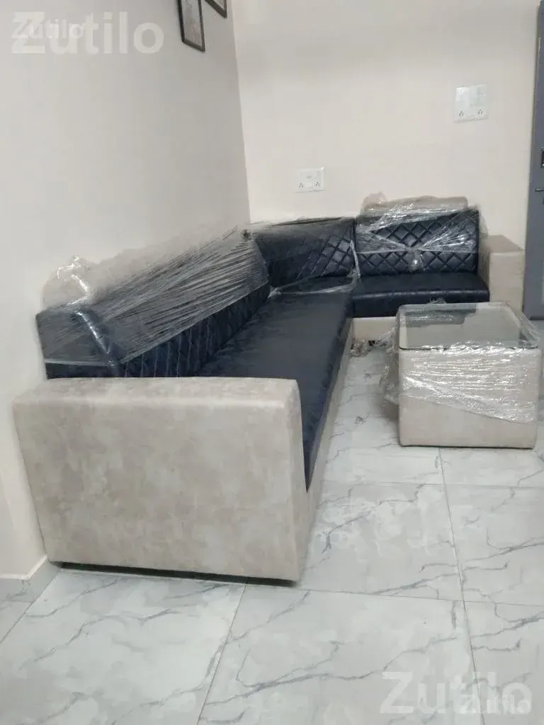 L Shape Sofa Set with Center Table - સોફા સેટ અને કાઉચ - મંડવી - Image 3