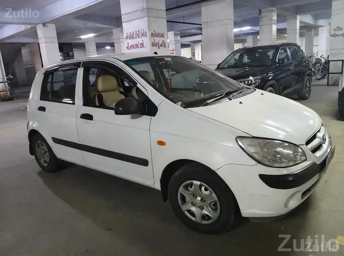 White Hyundai Getz – Reliable Hatchback Car - Cars - Ahmedabad City - Image 2