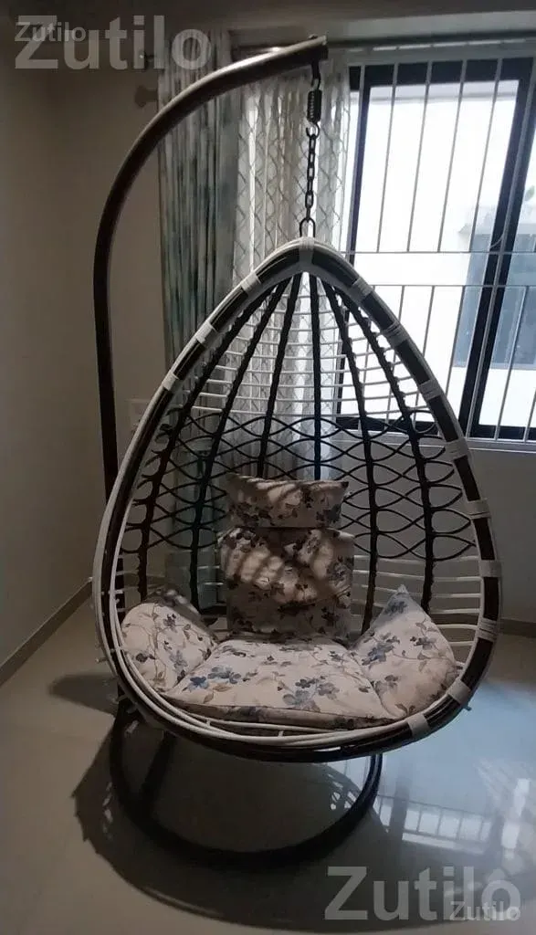 Indoor Hanging Swing Chair with Cushion - Sofa Sets - Junagadh City - Image 3