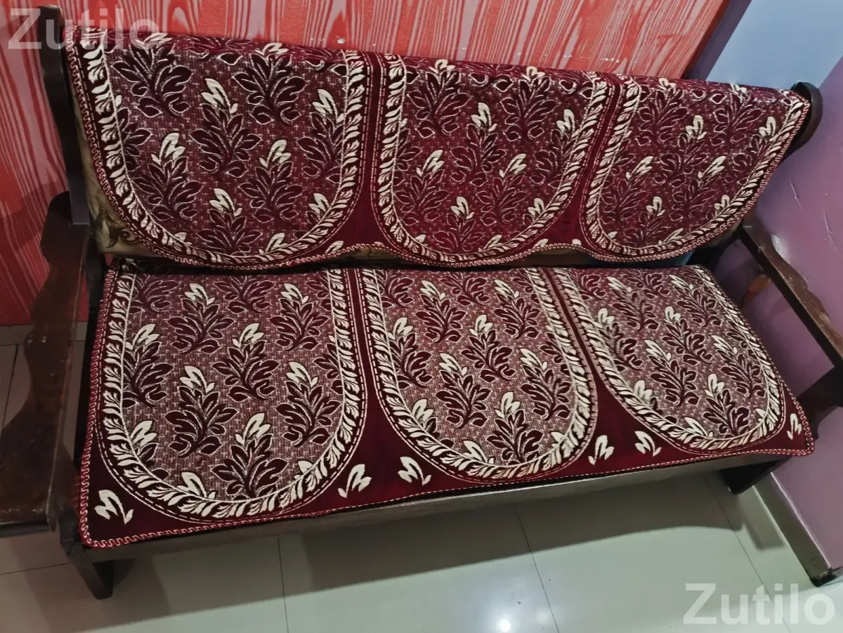 Wooden sofa set 3+2 - Sofa Sets - Ahmedabad City - Image 3