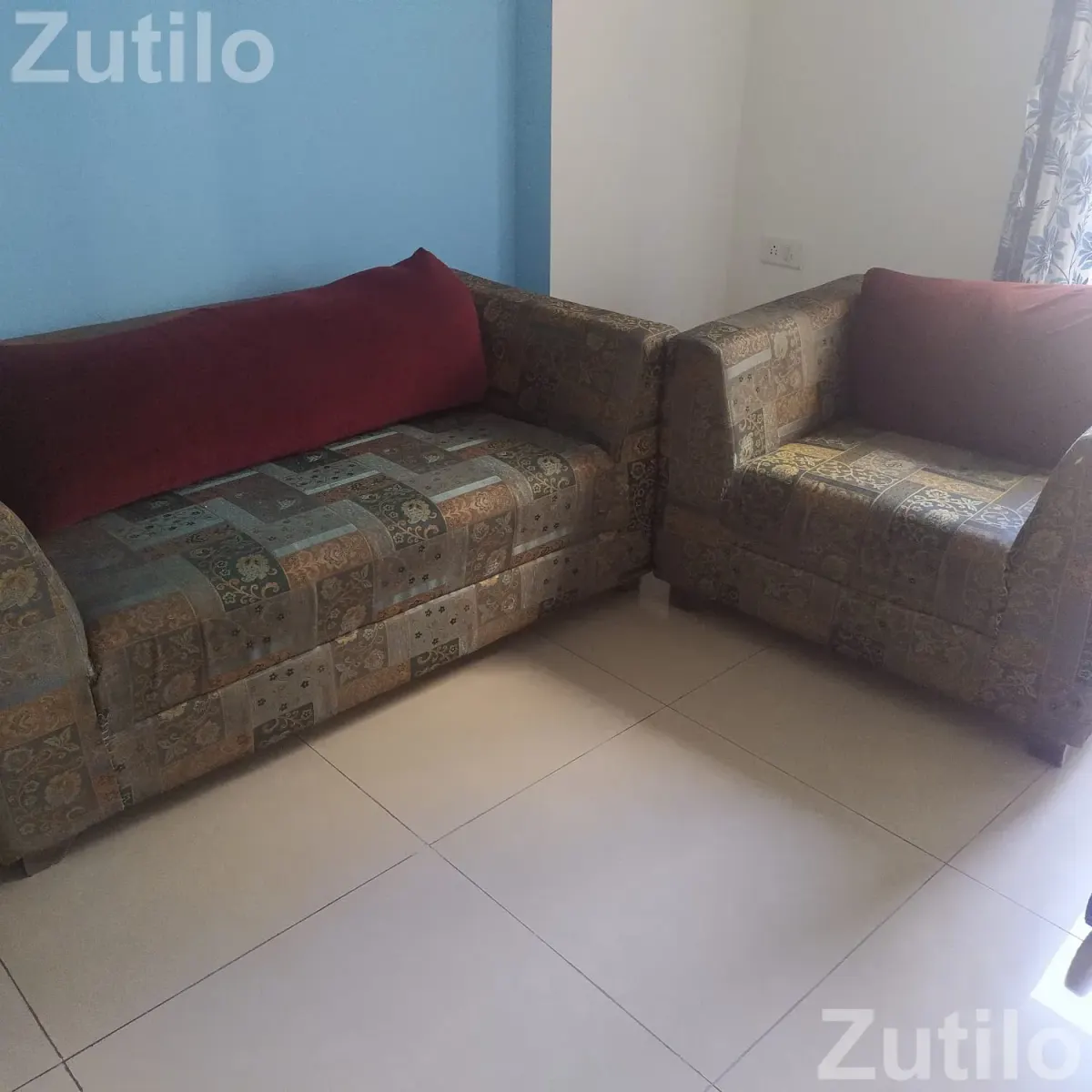 2+ 1 sofa good condition with cushion - Sofa Sets - Daskroi - Image 3
