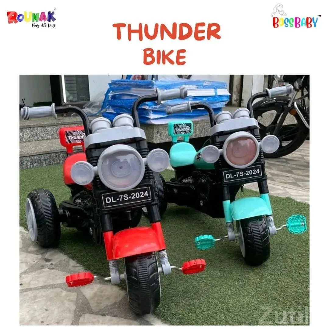 Thunder Bike Kids Ride-On Toy Cycle - રમકડાં - કાંકરેજ - Image 1