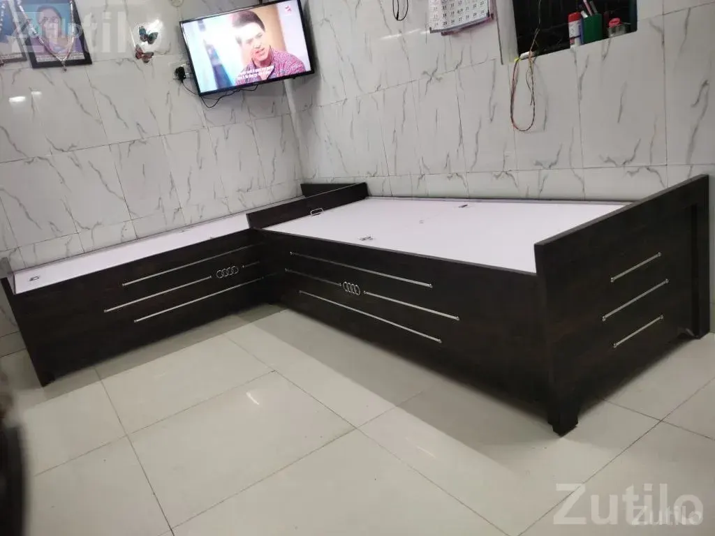 Wooden Bed Frame in 15 mm Plywood - Beds & Mattresses - Rajkot City - Image 5