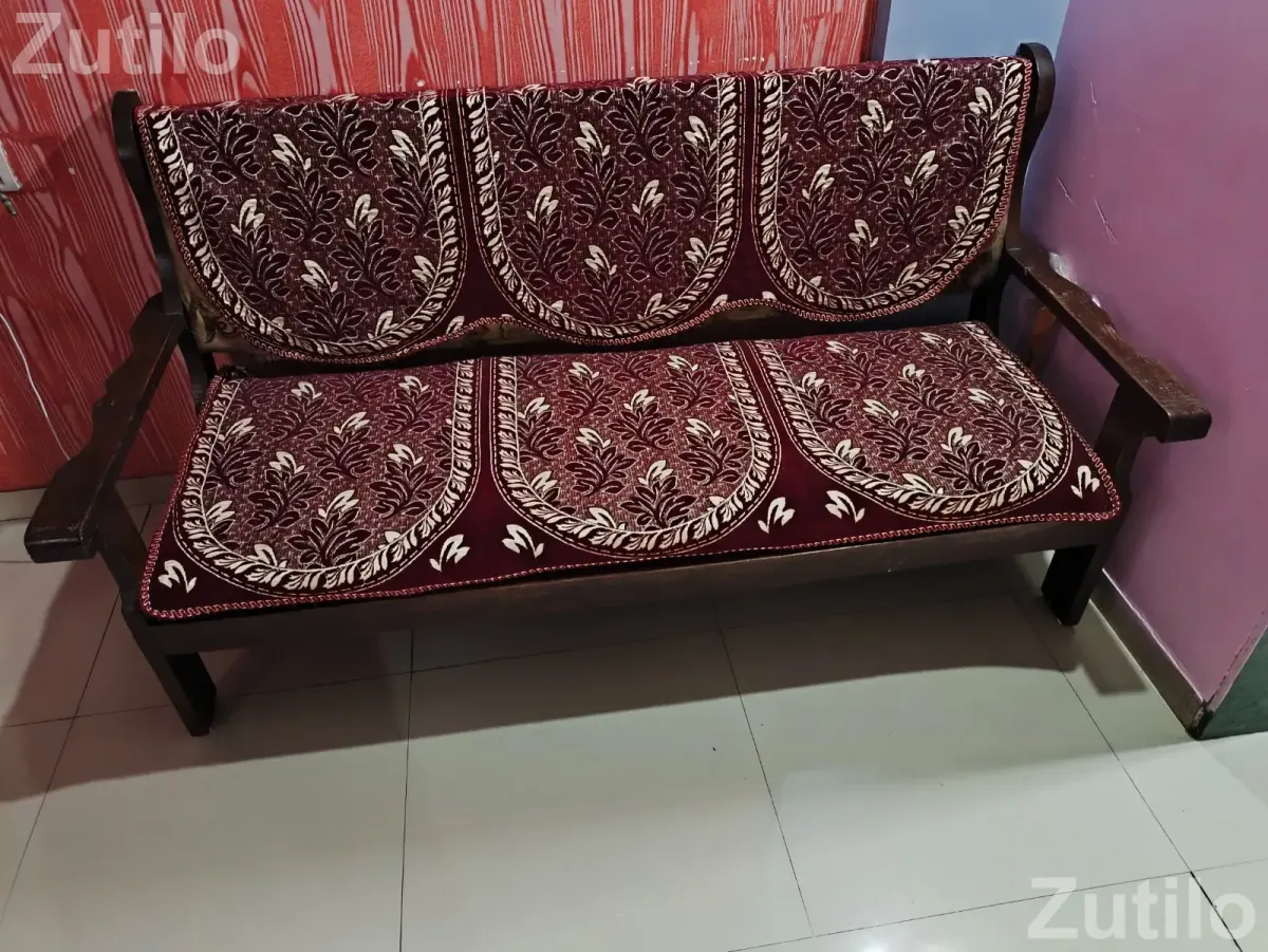 Wooden sofa set 3+2 - Sofa Sets - Ahmedabad City - Image 4