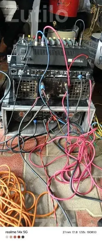DJ Sound System Setup with Speakers and Mixer - Event Items - Bayad - Image 3