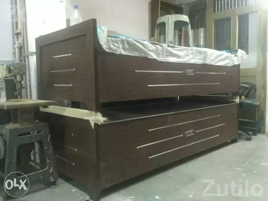 Wooden Bed Frame in 15 mm Plywood - Beds & Mattresses - Rajkot City - Image 3