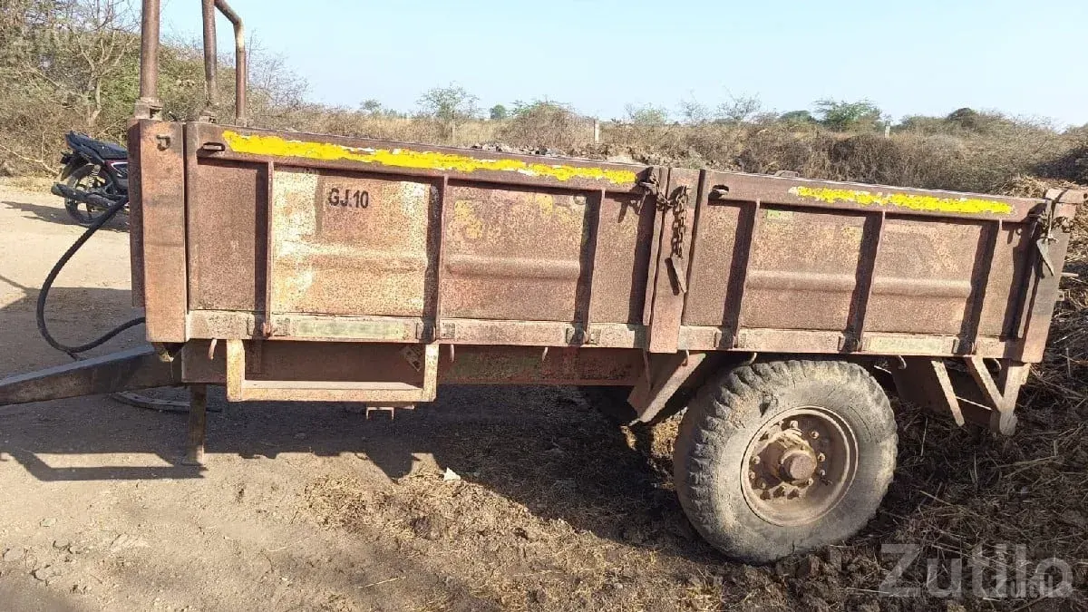 Heavy Duty Metal Trailer Trolley - બાંધકામના વાહનો - ખંભાળિયા - Image 3
