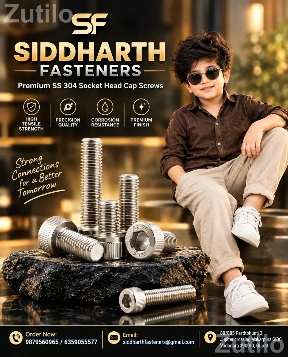Dealing in Fasteners NUT ,  BOLT SCREW WASHER - Tools & Hardware - Vadodara City - Image 3