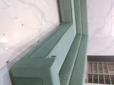 Green Long Sofa Set