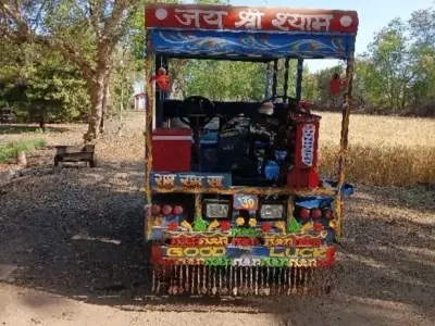 Rajasthani Sugarcane Juice Machine Cart Rajasthani Sugarcane Juice Machine Cart