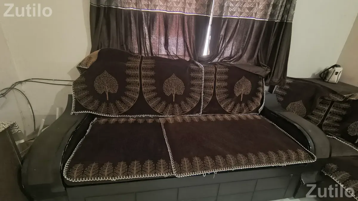 7 seater sofa set with cover - સોફા સેટ અને કાઉચ - અમદાવાદ શહેર - Image 2